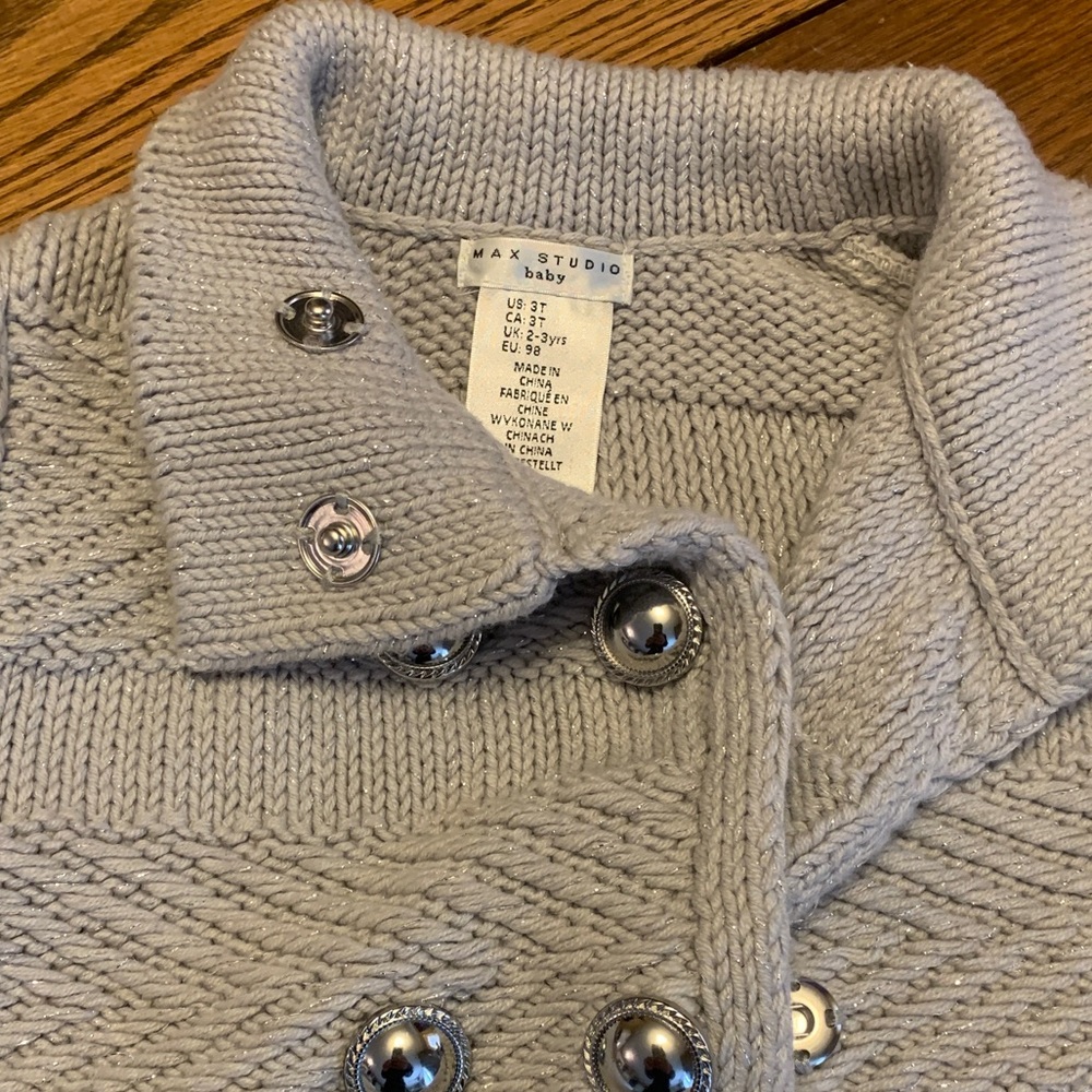 Max Studio baby - 3T - cite grey sweater